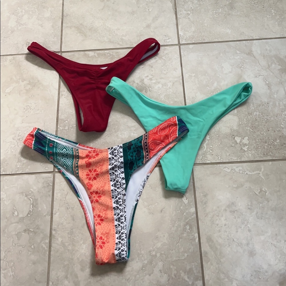 BUNDLE OF SHEIN BIKINI BOTTOMS